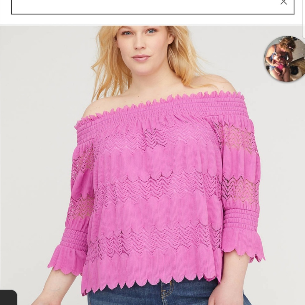 Off the shoulder top